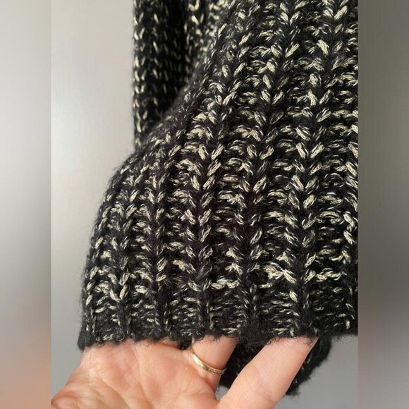 Witchy Goth Y2K Chunky Knit Dramatic Bell Sleeves Cottagecore Goth - Picture 7 of 13